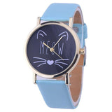 Cute Whiskers Watch - Black Dial