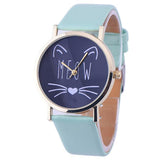 Cute Whiskers Watch - Black Dial