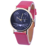 Cute Whiskers Watch - Black Dial